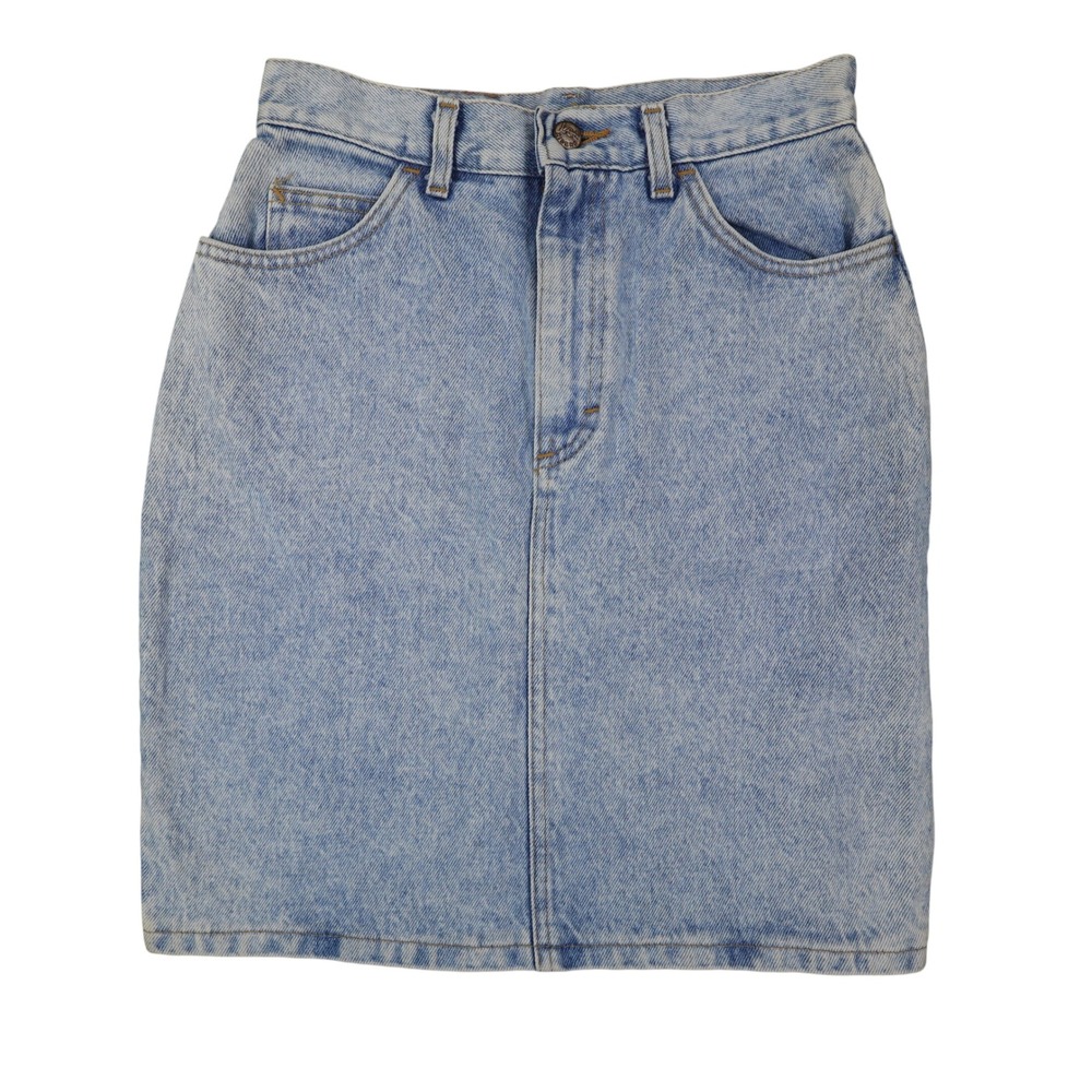 Lee Junior Rider Skirt Size 7 Vintage Deadstock Denim Straight Easy Fit USA Made